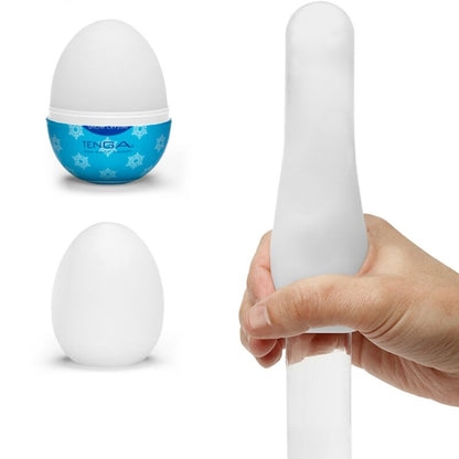 TENGA - OVO MASTURBADOR DE CRISTAL DE NEVE - Sexshoptuga 