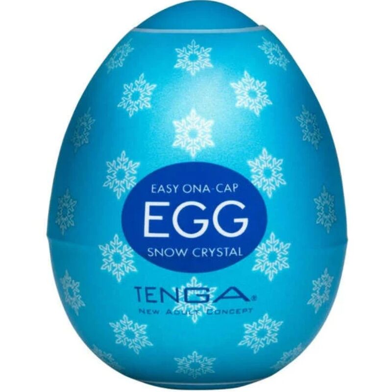 TENGA - OVO MASTURBADOR DE CRISTAL DE NEVE - Sexshoptuga 