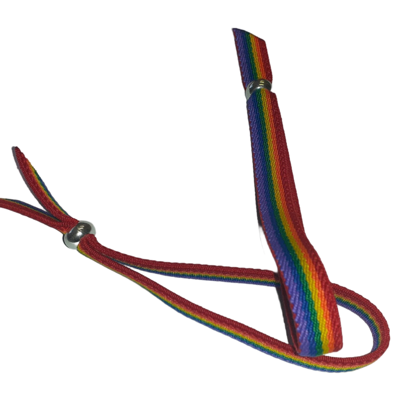 PRIDE - PULSEIRA DE BORRACHA DE LUXO MENINA COM CONTA DE PRIDE - Sexshoptuga 