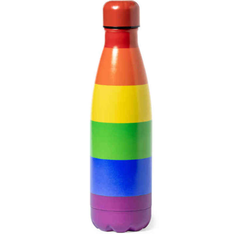 PRIDE - AQUECEDOR DE GUA METLICO COM BANDEIRA LGBT - Sexshoptuga 