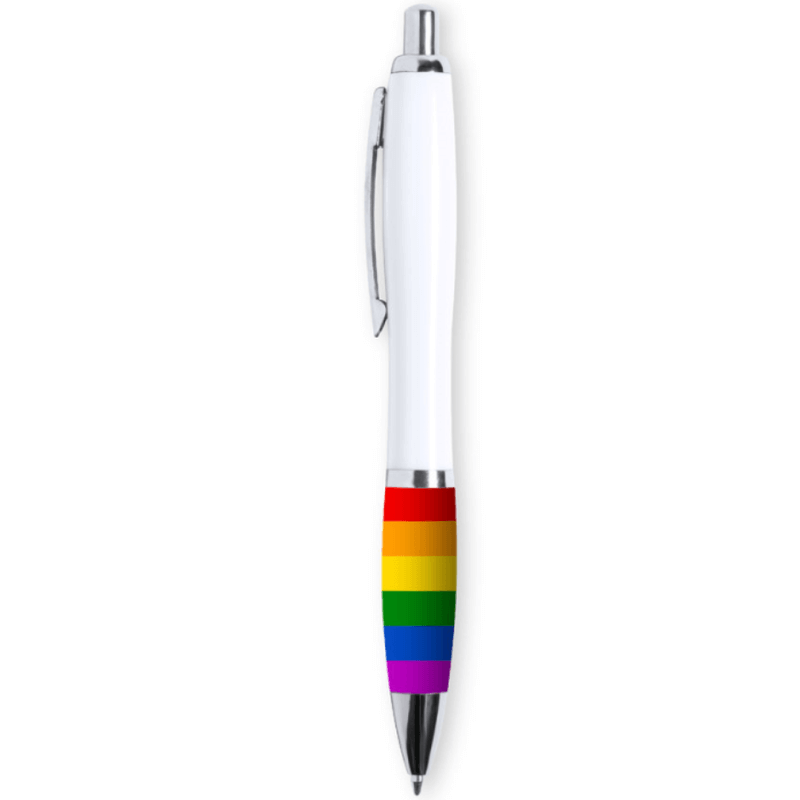 PRIDE - BANDEIRA LGBT BRANCO BIROS - Sexshoptuga 