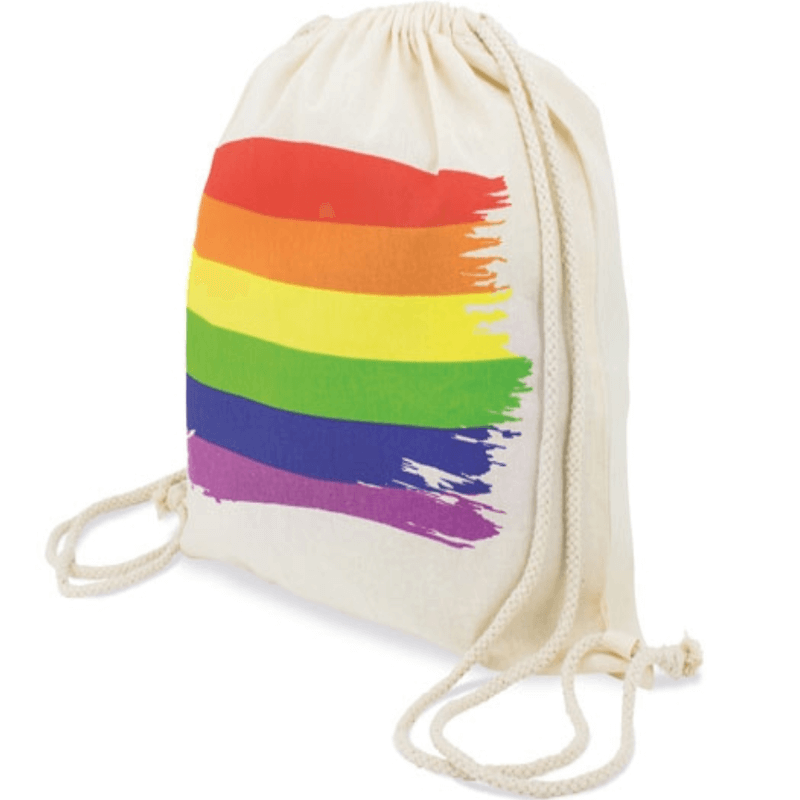 PRIDE - MOCHILA COM BANDEIRA LGBT DE ALGODO - Sexshoptuga 