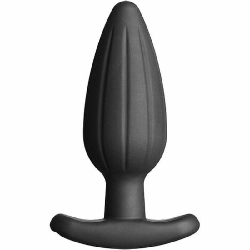 ELECTRASTIM - PLUG ANAL DE SILICONE PRETO ROCKER GRANDE - Sexshoptuga  Sexshoptuga 