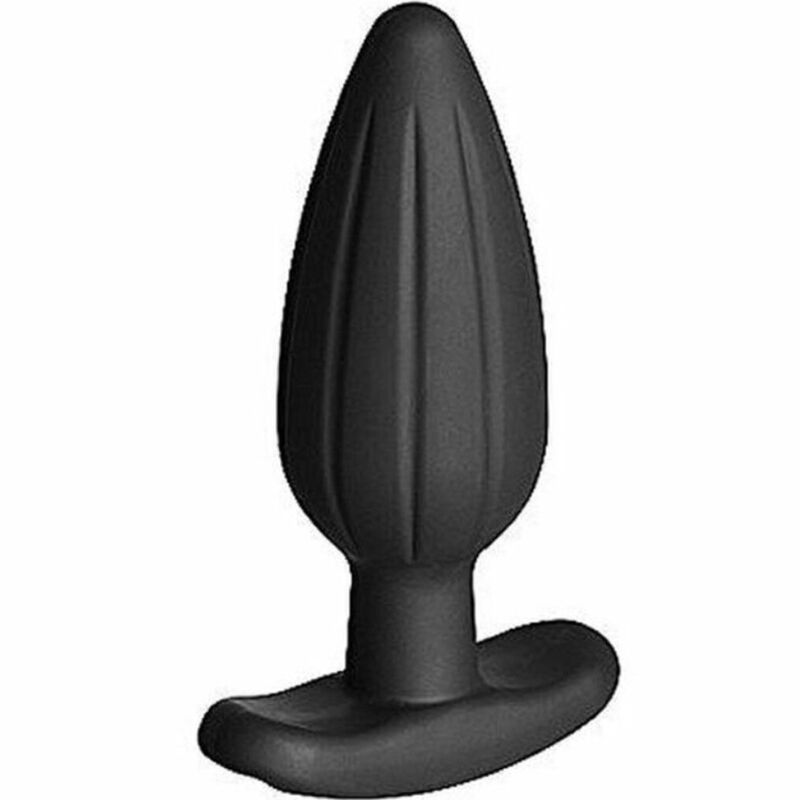 ELECTRASTIM - PLUG ANAL DE SILICONE PRETO ROCKER GRANDE - Sexshoptuga  Sexshoptuga 