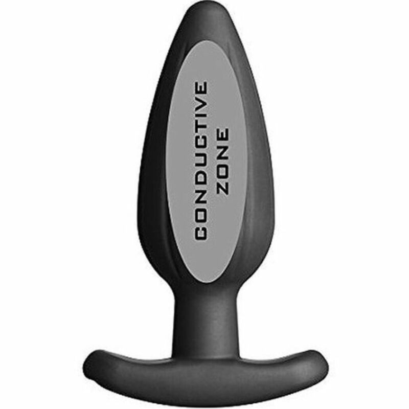 ELECTRASTIM - PLUG ANAL DE SILICONE PRETO ROCKER GRANDE - Sexshoptuga  Sexshoptuga 