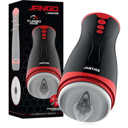 JAMYJOB - MASTURBADOR DE COMPRESSO E VIBRAO JANGO - Sexshoptuga 