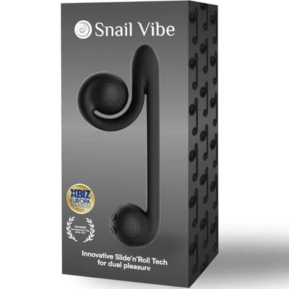 SNAIL VIBE - VIBRADOR MULTIAÇÃO PRETO - Sexshoptuga 