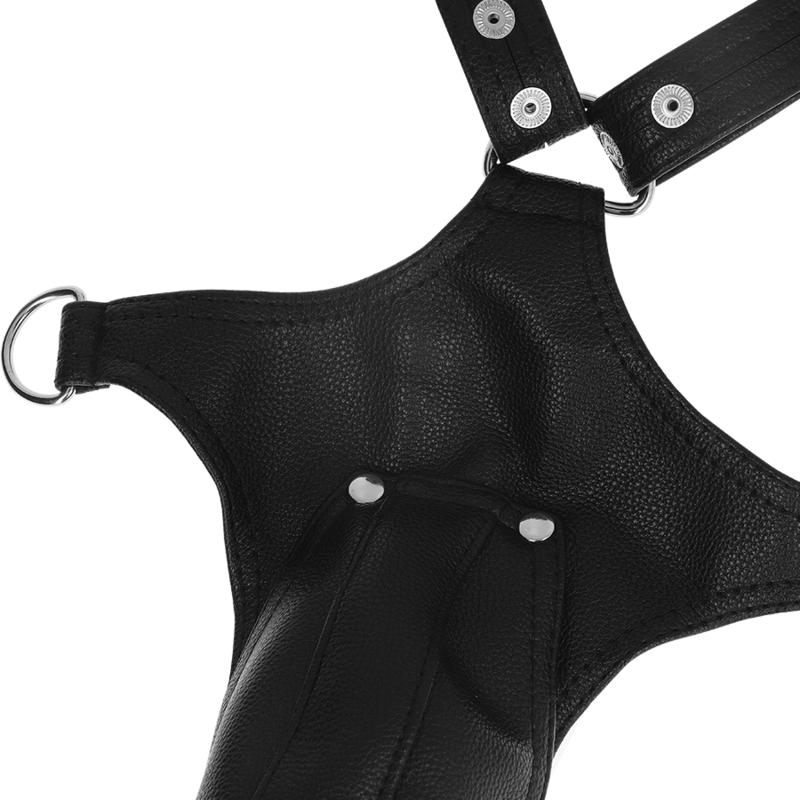 FETISH SUBMISSIVE ATTITUDE - ARNÊS JOCK STRAP DE COURO ECO MASCULINO - Sexshoptuga  Sexshoptuga 