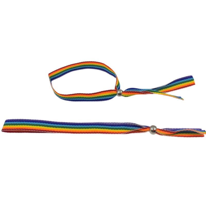 PRIDE - PULSEIRA DE BOLA DE PRATA BANDEIRA LGBT - Sexshoptuga 