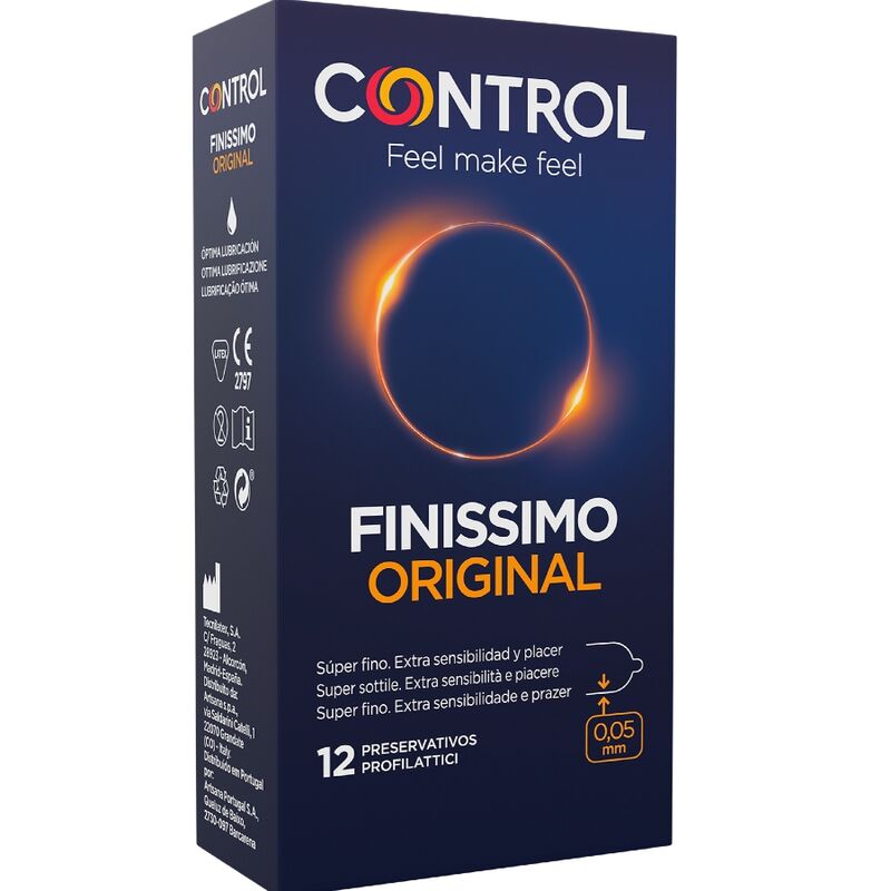 CONTROL - FINISSIMO CONDOMS 12 UNITS - Sexshoptuga  Sexshoptuga 