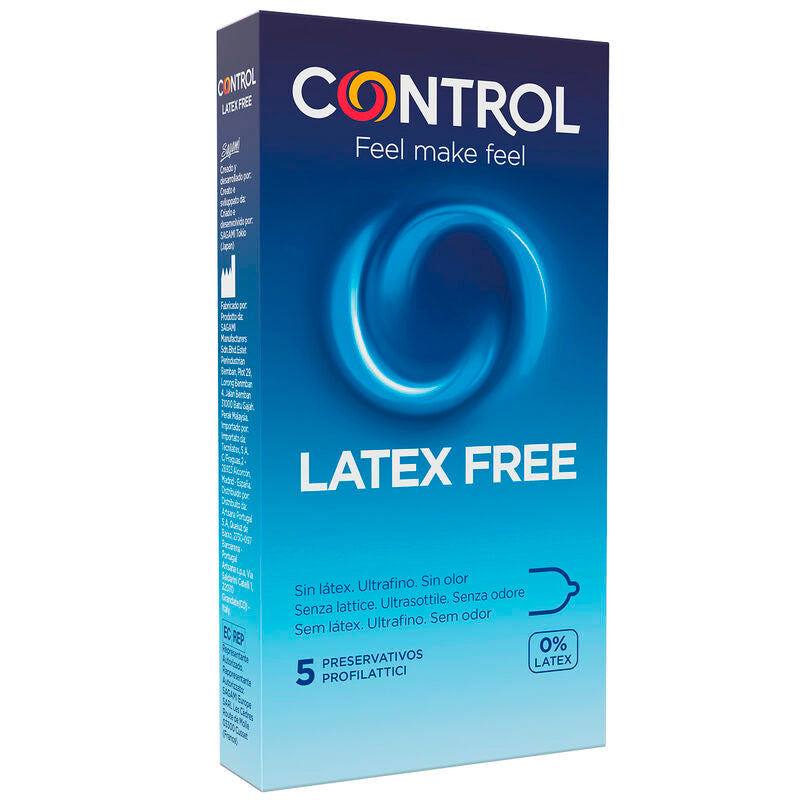 CONTROL - FREE SIN LATEX CONDOMS 5 UNITS - Sexshoptuga Sexshoptuga 