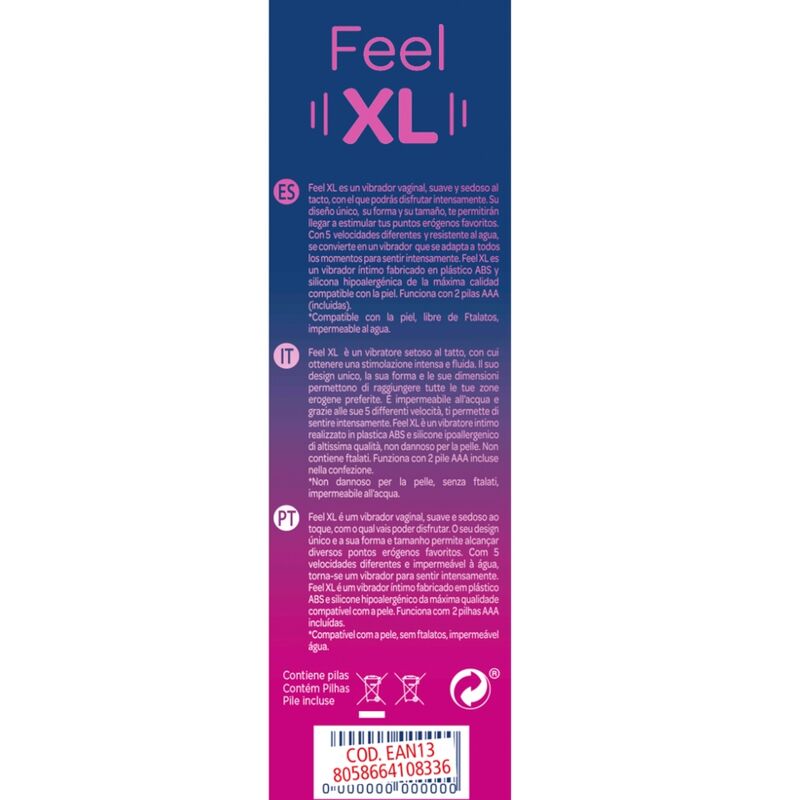 CONTROL - BALA VIBRANTE FEEL XL - Sexshoptuga 