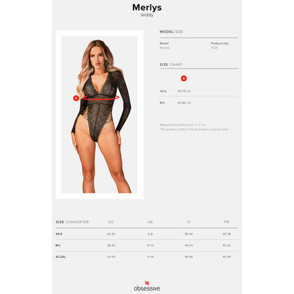 OBSESSIVE - MERLYS TEDDY XS/S - Sexshoptuga 