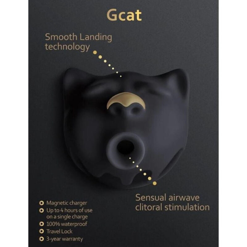 G-VIBE - GCAT MÍSTICO PRETO CLITÓRIS OTADOR - Sexshoptuga  Sexshoptuga 