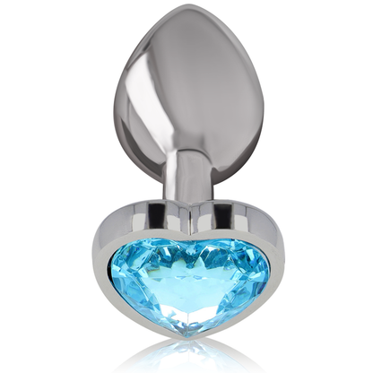 INTENSE - PLUG ANAL DE ALUMÍNIO METAL CORAO AZUL TAMANHO M - Sexshoptuga 