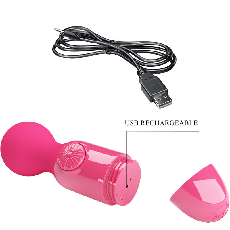 PRETTY LOVE - MINI MASSAGER PESSOAL MAGENTA - Sexshoptuga  Sexshoptuga 