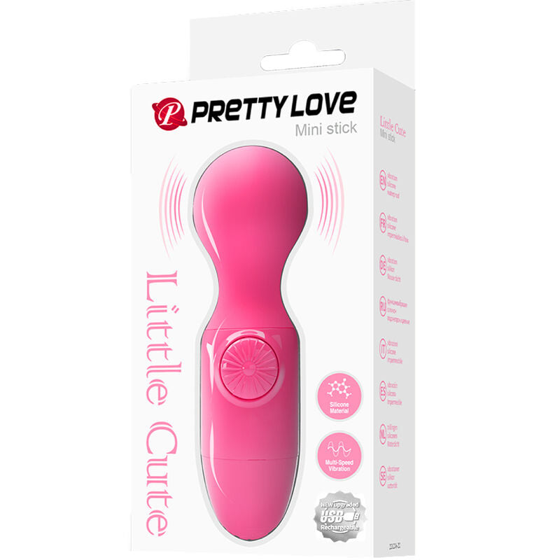 PRETTY LOVE - MINI MASSAGER PESSOAL MAGENTA - Sexshoptuga  Sexshoptuga 