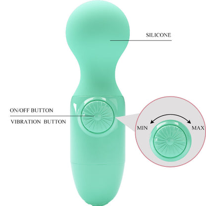 PRETTY LOVE - MINI MASSAGER PESSOAL VERDE - Sexshoptuga 