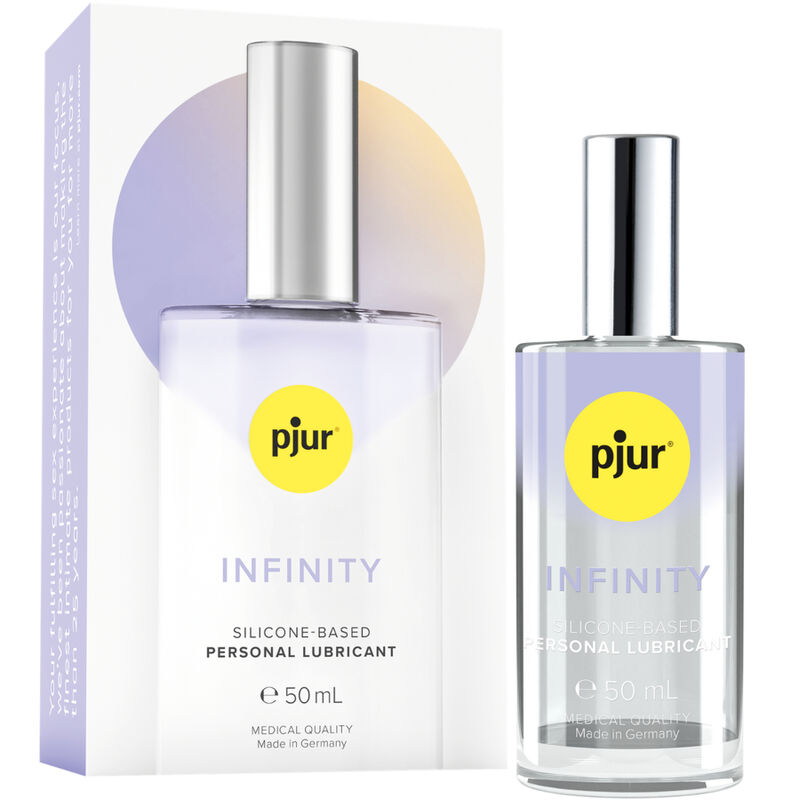 PJUR - LUBRIFICANTE PESSOAL  BASE DE SILICONE INFINITY 50 ML - Sexshoptuga 