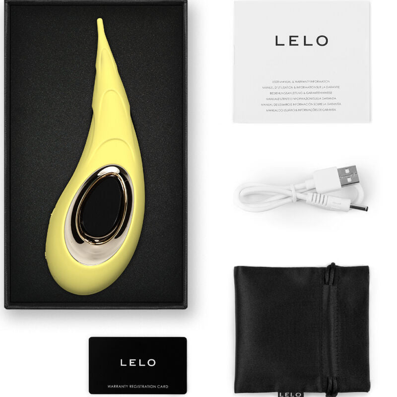 LELO - ESTIMULADOR DE CLITÓRIS DOT CRUISE AMARELO - Sexshoptuga  Sexshoptuga 