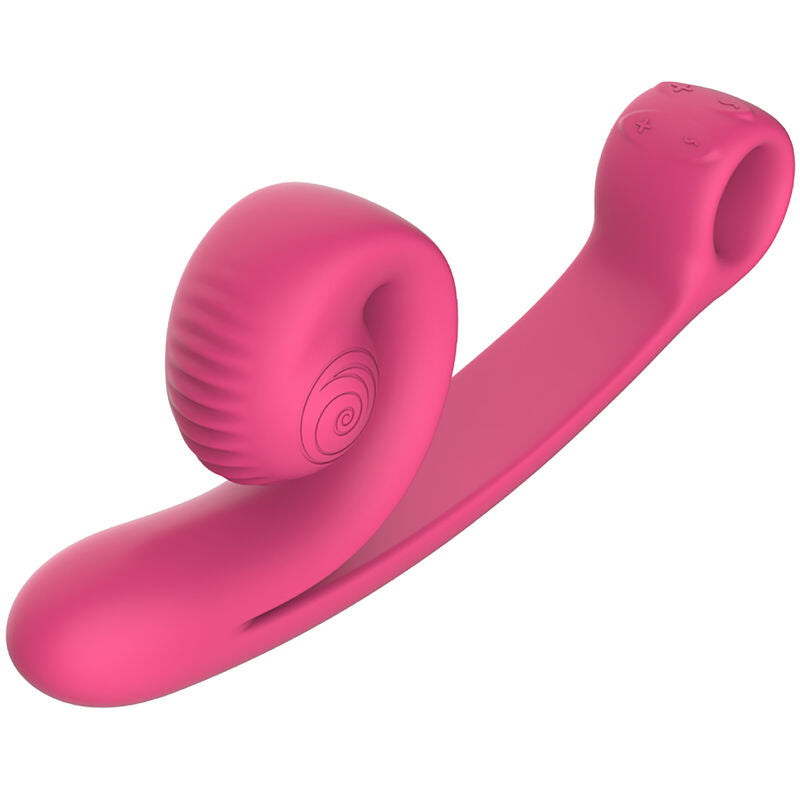 SNAIL VIBE - VIBRADOR CURVA CARACOL VIBE ROSA - Sexshoptuga 