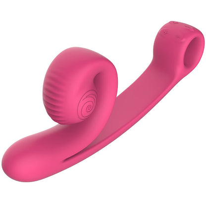 SNAIL VIBE - VIBRADOR CURVA CARACOL VIBE ROSA - Sexshoptuga 