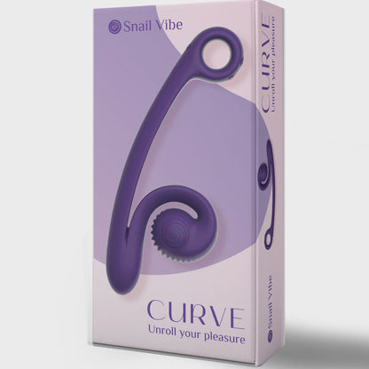 SNAIL VIBE - VIBRADOR CURVA CARACOL VIBE ROSA - Sexshoptuga 