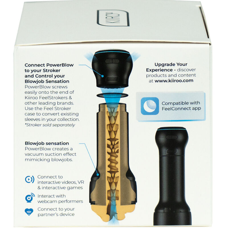 KIIROO - DISPOSITIVO DE SUCO INTERATIVO POWERBLOW - Sexshoptuga  Sexshoptuga 