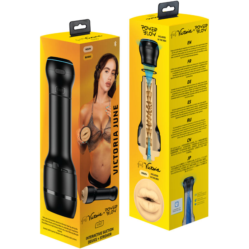 KIIROO - POWERBLOW & FEEL VICTORIA June BOCA COMBO SET - Sexshoptuga  Sexshoptuga 