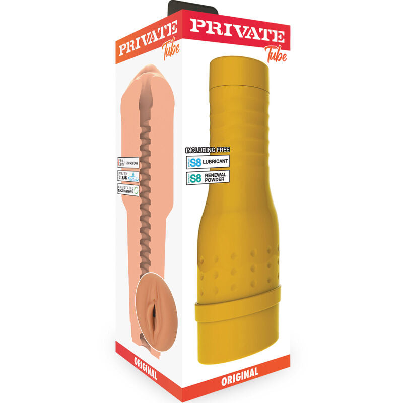 PRIVATE - MASTURBADOR NATURAL DE TUBO ORIGINAL - Sexshoptuga 