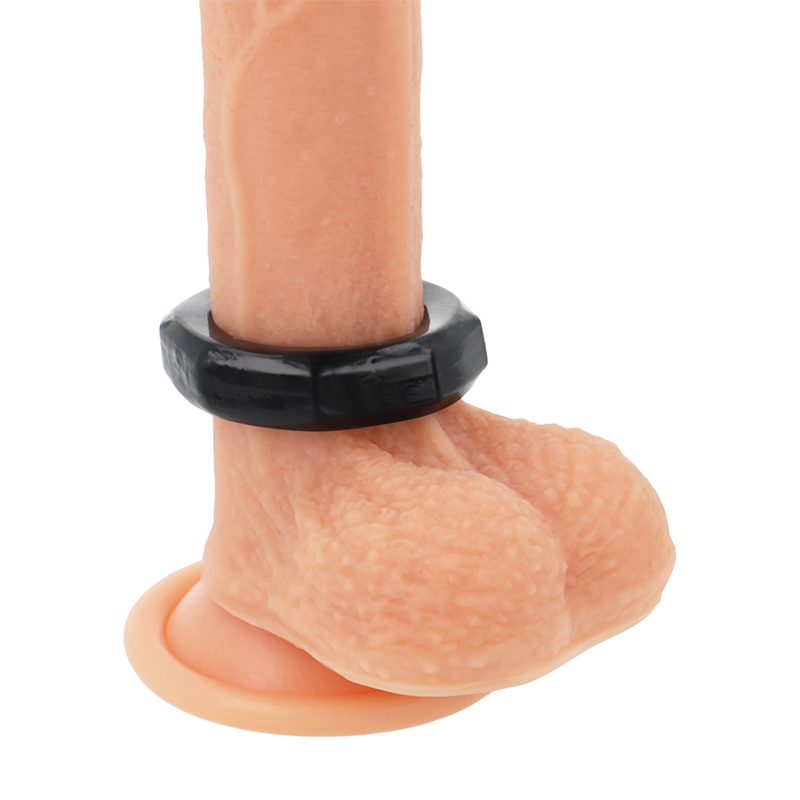 POWERING - ANEL PARA O PÉNIS SUPER FLEXÍVEL E RESISTENTE 5CM PR10 PRETO - Sexshoptuga  Sexshoptuga 