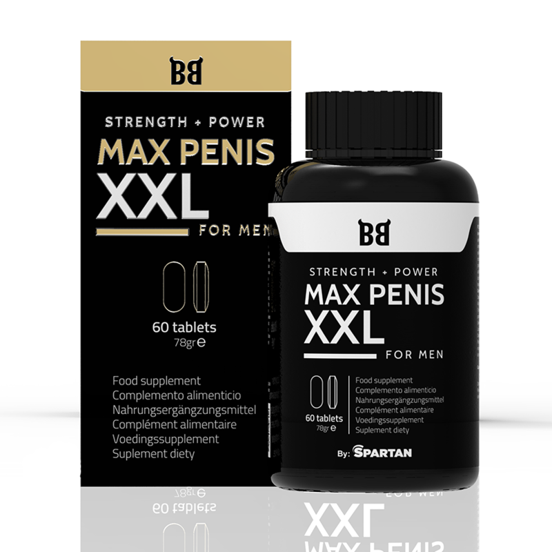 BLACK BULL - MAX PENIS XXL FORA + POTÊNCIA PARA HOMENS 60 COMPRIMIDOS - Sexshoptuga Sexshoptuga 