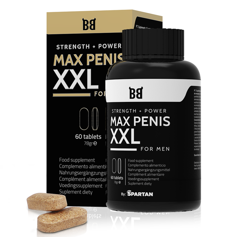 BLACK BULL - MAX PENIS XXL FORA + POTÊNCIA PARA HOMENS 60 COMPRIMIDOS - Sexshoptuga Sexshoptuga 