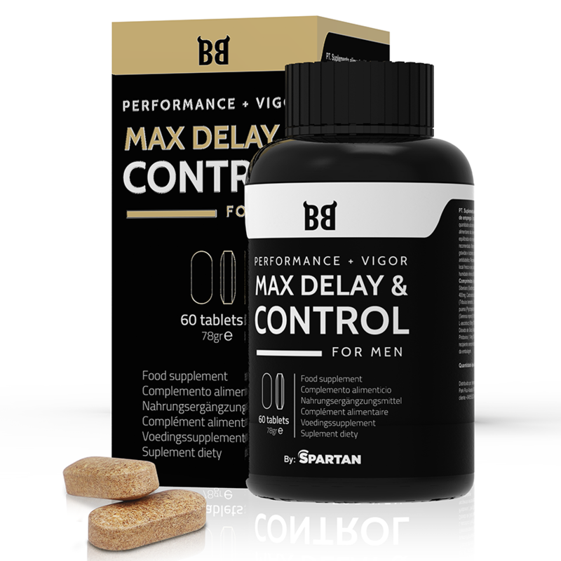 BLACK BULL - MAX DELAY & CONTROL MXIMO DESEMPENHO PARA HOMENS 60 CÁPSULAS - Sexshoptuga Sexshoptuga 