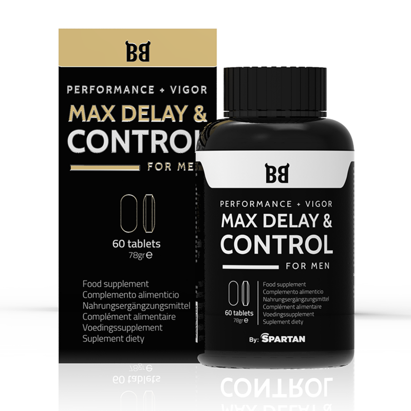 BLACK BULL - MAX DELAY & CONTROL MXIMO DESEMPENHO PARA HOMENS 60 CÁPSULAS - Sexshoptuga Sexshoptuga 