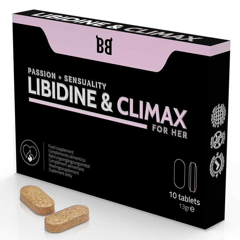 BLACK BULL - LIBIDINE & CLIMAX AUMENTA L BIDO PARA MULHERES 10 CÁPSULAS - Sexshoptuga Sexshoptuga 