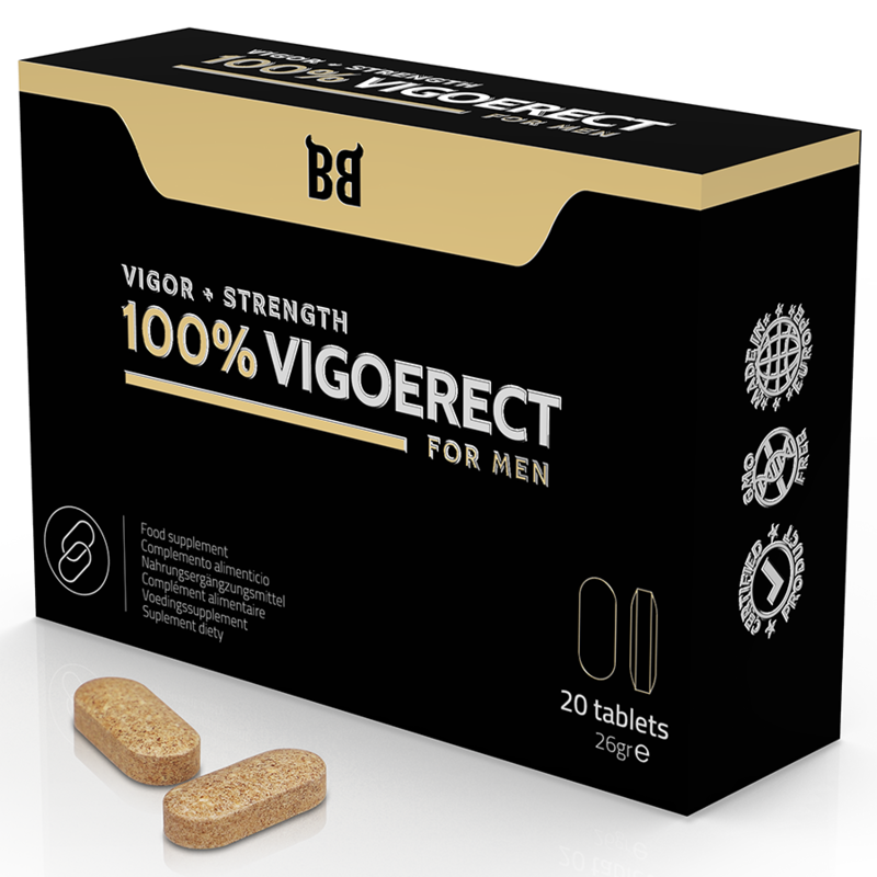 BLACK BULL - 100% VIGOERECT VIGOR + FORÇA PARA HOMENS 20 COMPRIMIDOS - Sexshoptuga Sexshoptuga 