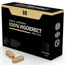 BLACK BULL - 100% VIGOERECT VIGOR + FORÇA PARA HOMENS 20 COMPRIMIDOS - Sexshoptuga