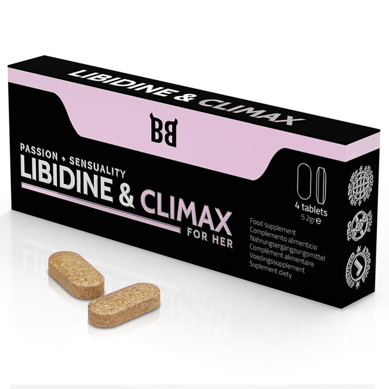 BLACK BULL - LIBIDINA E CLIMAX AUMENTAM L BIDO PARA MULHERES 4 CÁPSULAS - Sexshoptuga Sexshoptuga 