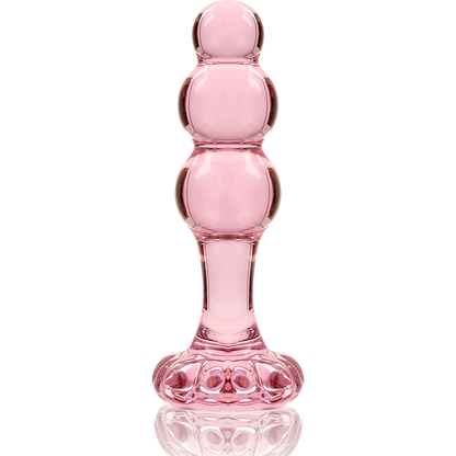 NEBULA SERIES BY IBIZA - MODELO 1 PLUG VIDRO BOROSILICADO TRANSPARENTE 10.5 CM -O- 3 CM