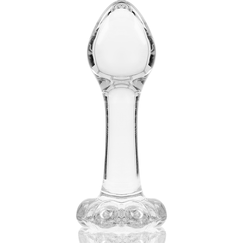 NEBULA SERIES BY IBIZA - MODELO 2 ANAL PLUG VIDRO BOROSILICADO TRANSPARENTE 11 CM -O- 3.5 CM - Sexshoptuga  Sexshoptuga 