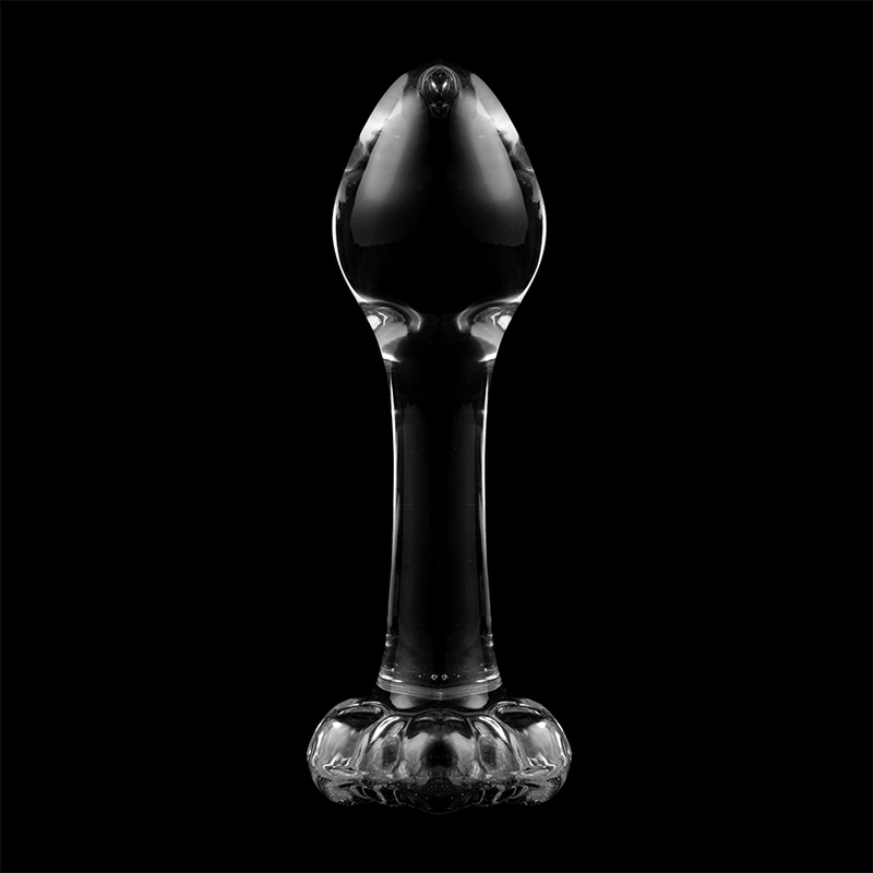 NEBULA SERIES BY IBIZA - MODELO 2 ANAL PLUG VIDRO BOROSILICADO TRANSPARENTE 11 CM -O- 3.5 CM - Sexshoptuga  Sexshoptuga 