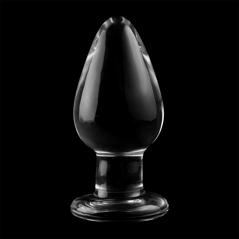 NEBULA SERIES BY IBIZA - MODELO 3 ANAL PLUG VIDRO BOROSILICADO TRANSPARENTE 11 CM -O- 5 CM - Sexshoptuga  Sexshoptuga 