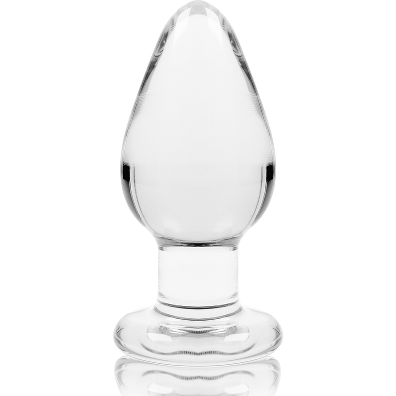 NEBULA SERIES BY IBIZA - MODELO 3 ANAL PLUG VIDRO BOROSILICADO TRANSPARENTE 11 CM -O- 5 CM - Sexshoptuga  Sexshoptuga 