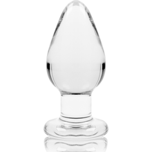 NEBULA SERIES BY IBIZA - MODELO 3 ANAL PLUG VIDRO BOROSILICADO TRANSPARENTE 11 CM -O- 5 CM - Sexshoptuga  Sexshoptuga 