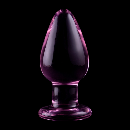 NEBULA SERIES BY IBIZA - MODELO 3 ANAL PLUG VIDRO BOROSILICADO TRANSPARENTE 11 CM -O- 5 CM - Sexshoptuga 