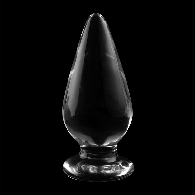 NEBULA SERIES BY IBIZA - MODELO 4 ANAL PLUG VIDRO BOROSILICADO TRANSPARENTE 11 CM -O- 5 CM Sexshoptuga 