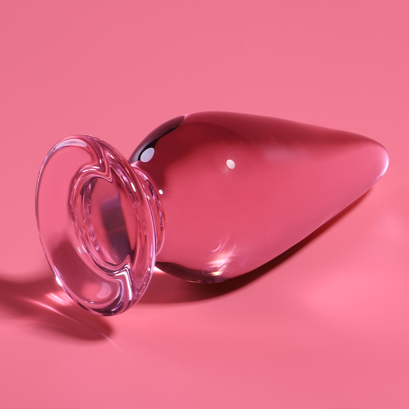 NEBULA SERIES BY IBIZA - MODELO 4 ANAL PLUG VIDRO BOROSILICADO TRANSPARENTE 11 CM -O- 5 CM Sexshoptuga 