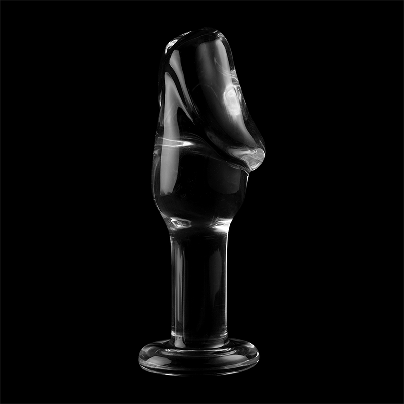 NEBULA SERIES BY IBIZA - MODELO 6 ANAL PLUG VIDRO BOROSILICADO TRANSPARENTE 12.5 CM -O- 4 CM - Sexshoptuga  Sexshoptuga 