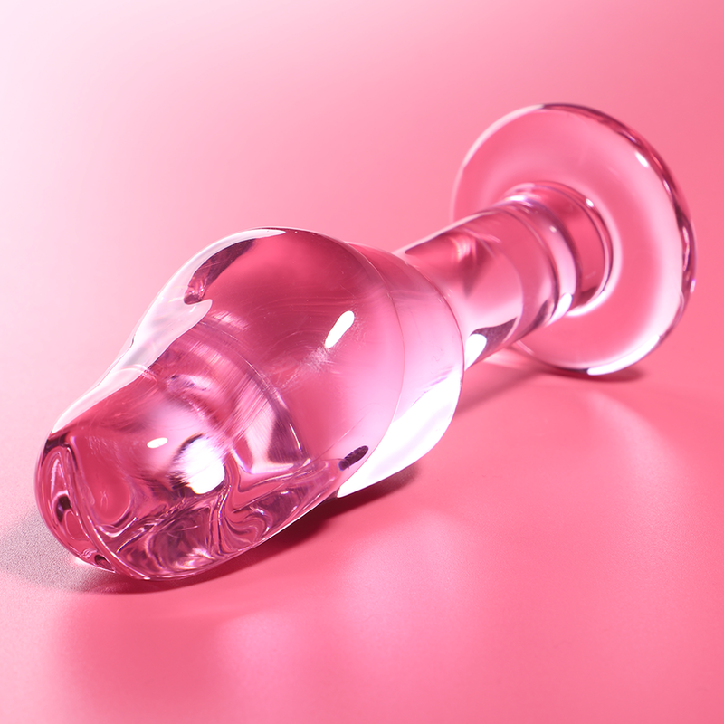 NEBULA SERIES BY IBIZA - MODELO 6 ANAL PLUG VIDRO BOROSILICADO TRANSPARENTE 12.5 CM -O- 4 CM - Sexshoptuga  Sexshoptuga 